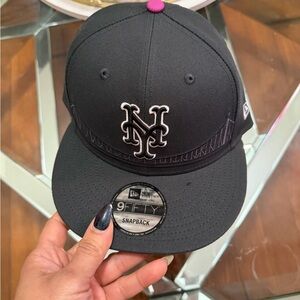 Black Snapback Cap with Logo